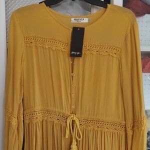 Nasty Gal Boho Cotton Maxi Dress